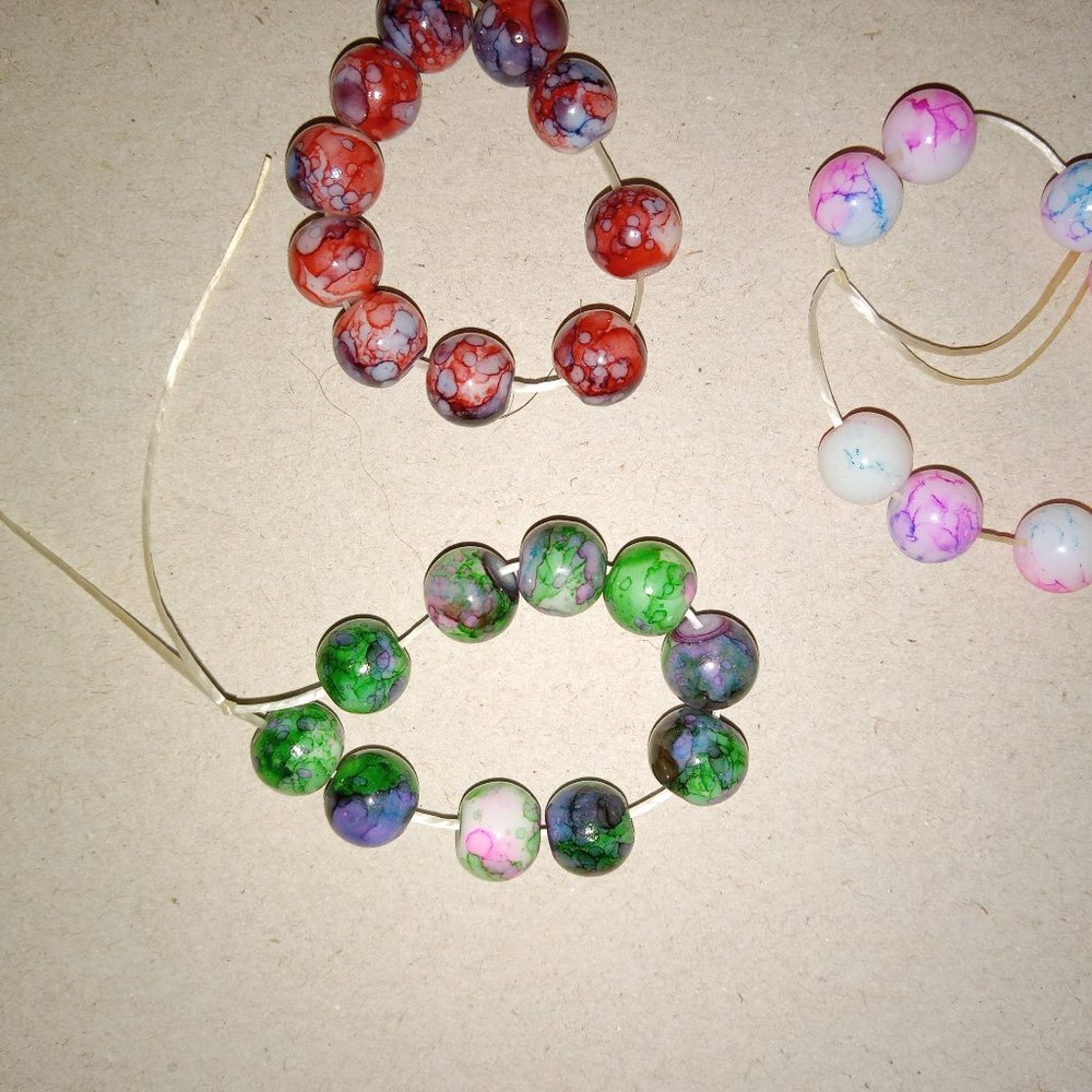 Watermelon & more loose beads for jewelry making
